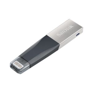 SanDisk Ixpand Mini Flash Drive Silver and Black 32GB SanDisk Ixpand Mini Flash Drive Silver and Black 32GB